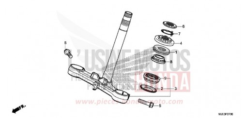 TIGE DE DIRECTION CBR650FAG de 2016